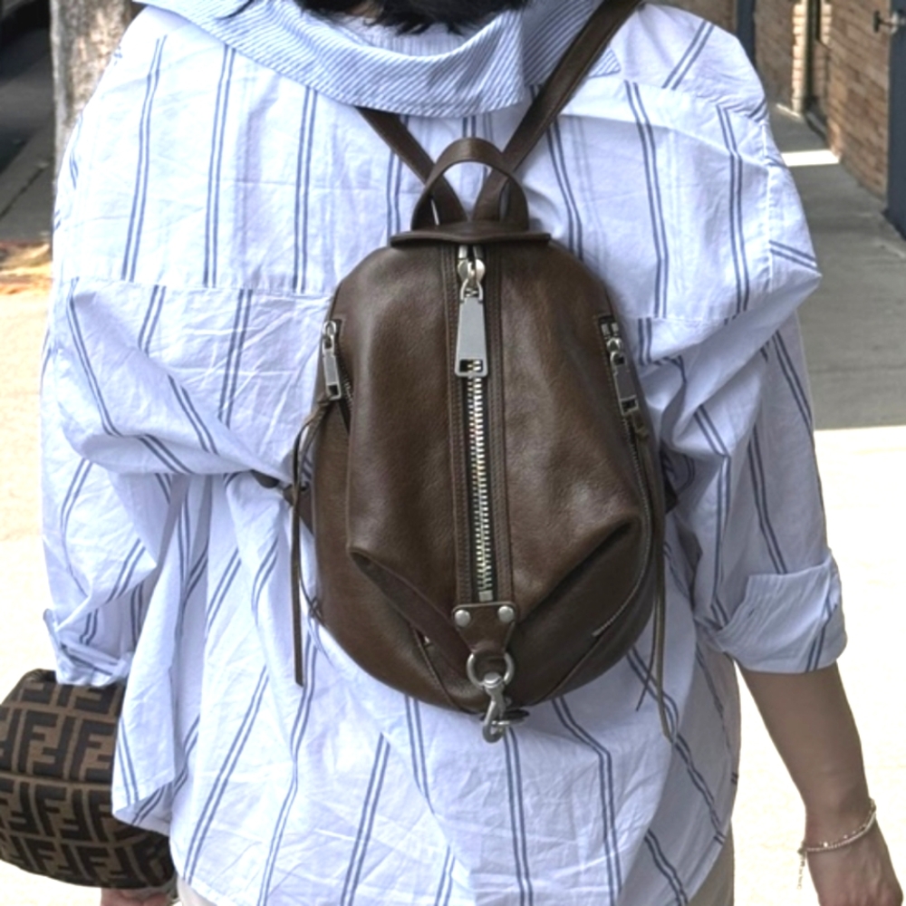 Rebecca Minkoff Brown Leather Small Backpack